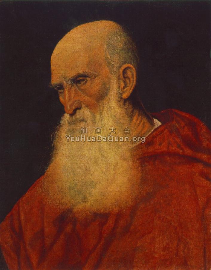 Portrait of an Old Man, Pietro Cardinal Bembo - 提香